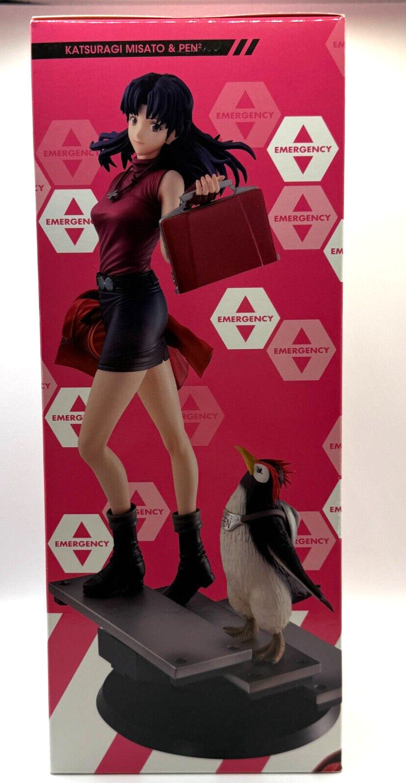 Megahouse GALS Misato Katsuragi &amp; penpen Rebuild of Evangelion Figure from japan 