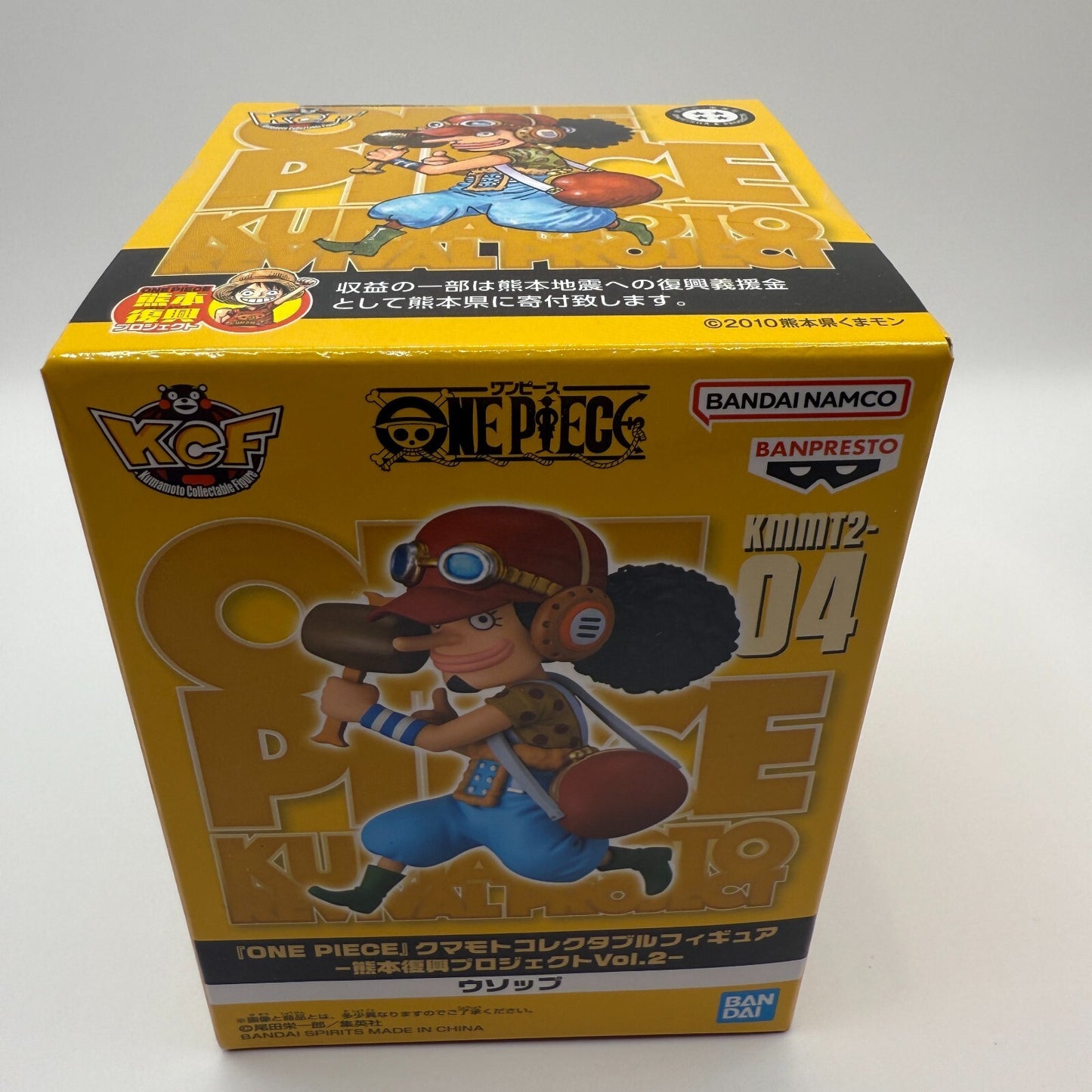 ONE PIECE Usopp WCF kumamoto Reconstruction Project Figure Vol.2 Japan NEW 