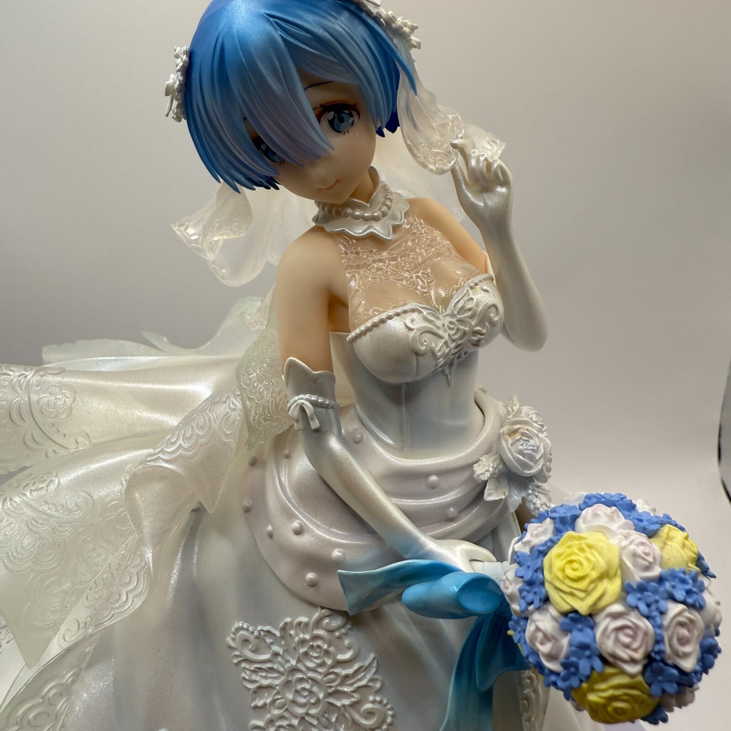 Re:Zero Rem Wedding Dress Ver. 1/7 Scale painted Furyu F:NEX used 