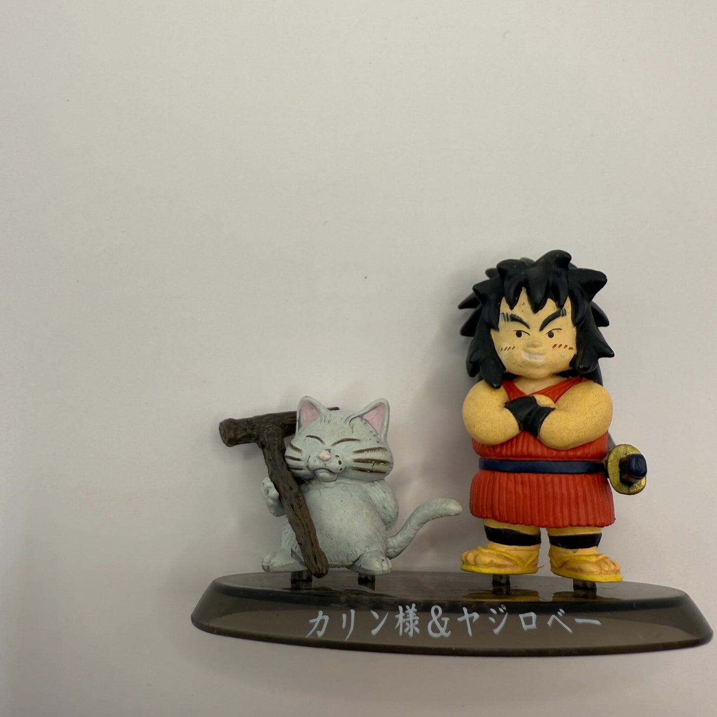 Dragon BallZ Yajirobe &amp; Karin HG Gashapon Collectible Figure Part 9 Used japan 