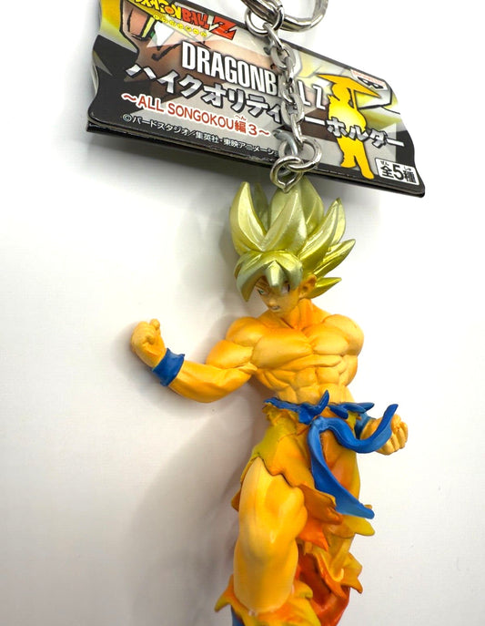 DragonBall Z hochwertiger Figuren-Schlüsselanhänger, ALLE SONGOKU-Versionen aus Japan 