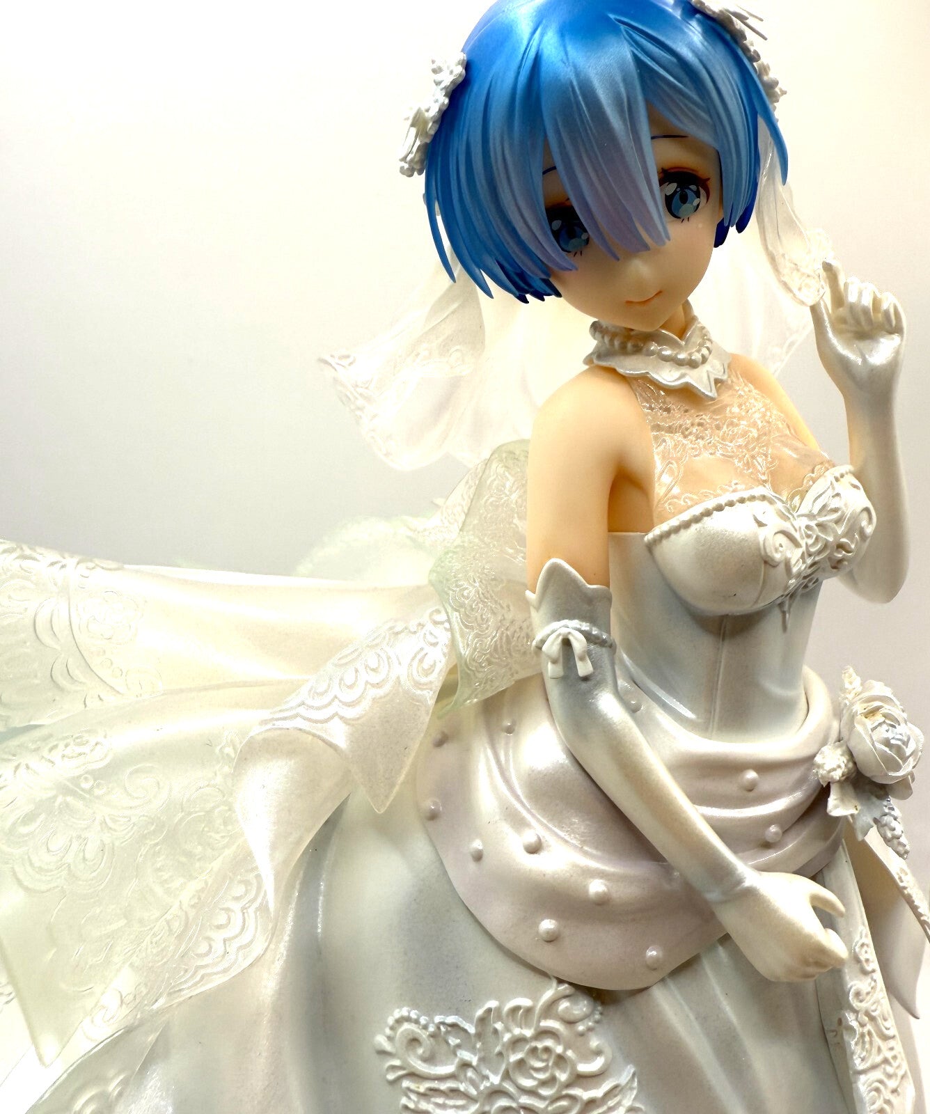 Re:Zero Rem Wedding Dress Ver. 1/7 Scale painted Furyu F:NEX used 