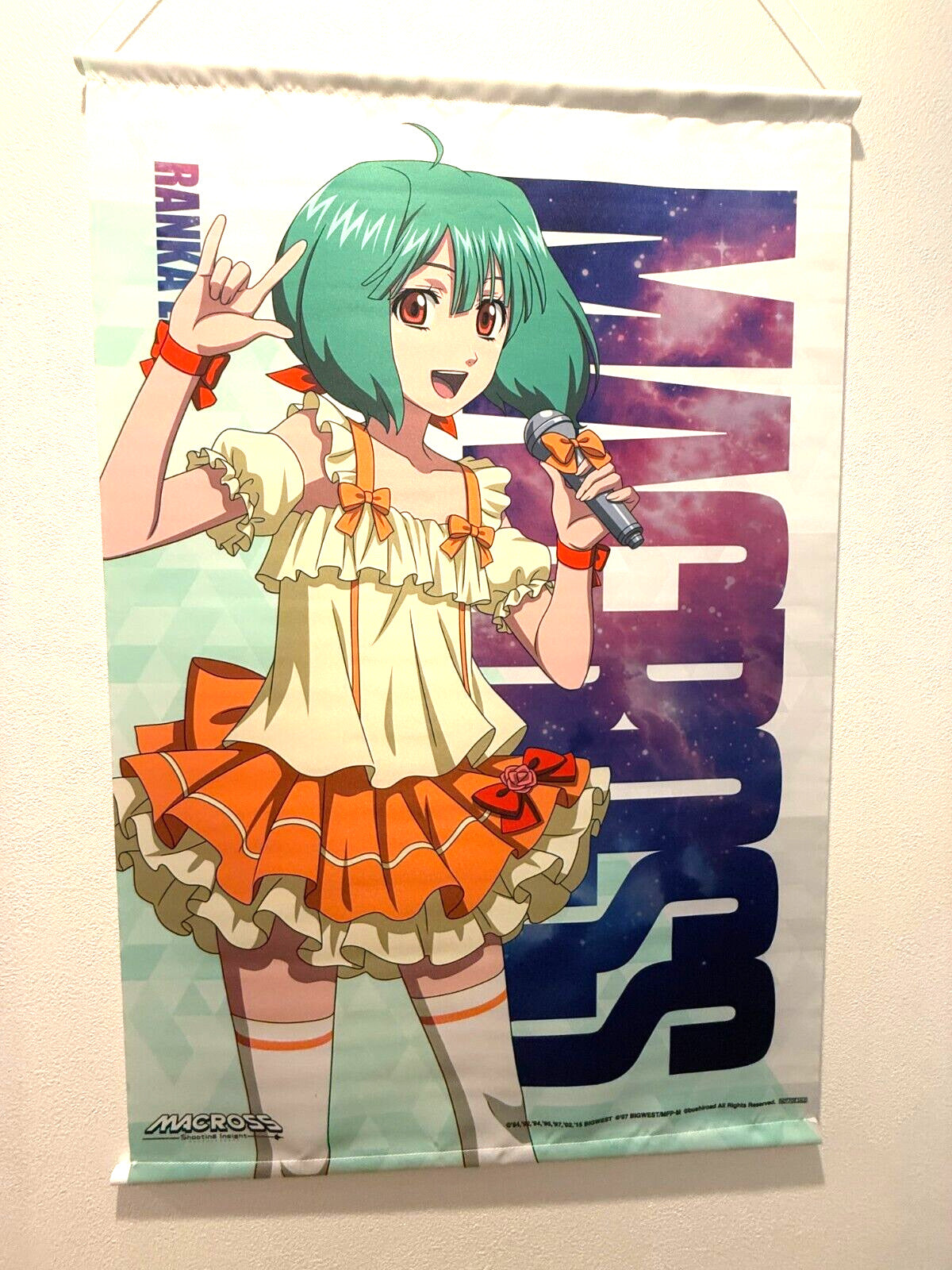Macross Ranka Lee B2 Tapestry Macross shootinginsight bonus Japan by biccamera 