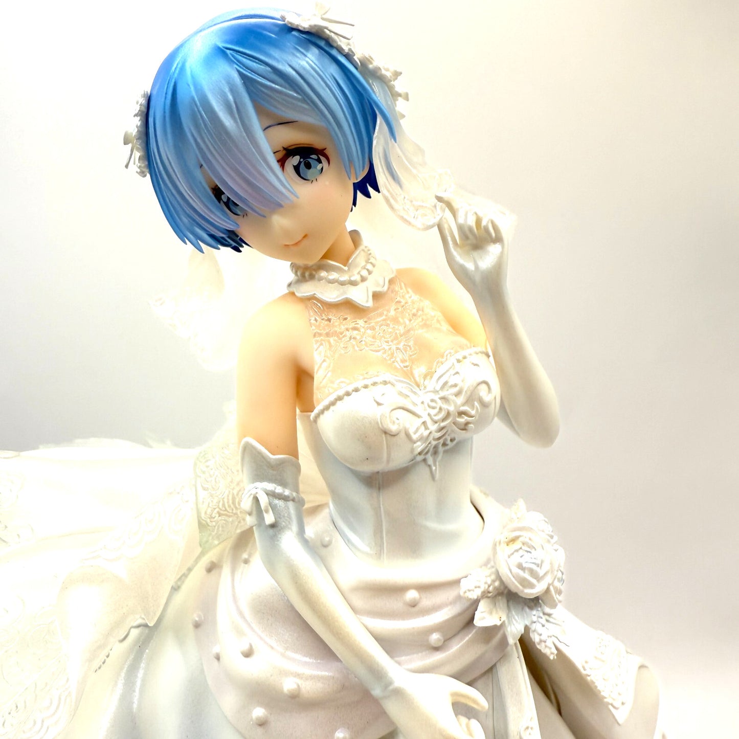 Re:Zero Rem Wedding Dress Ver. 1/7 Scale painted Furyu F:NEX used 