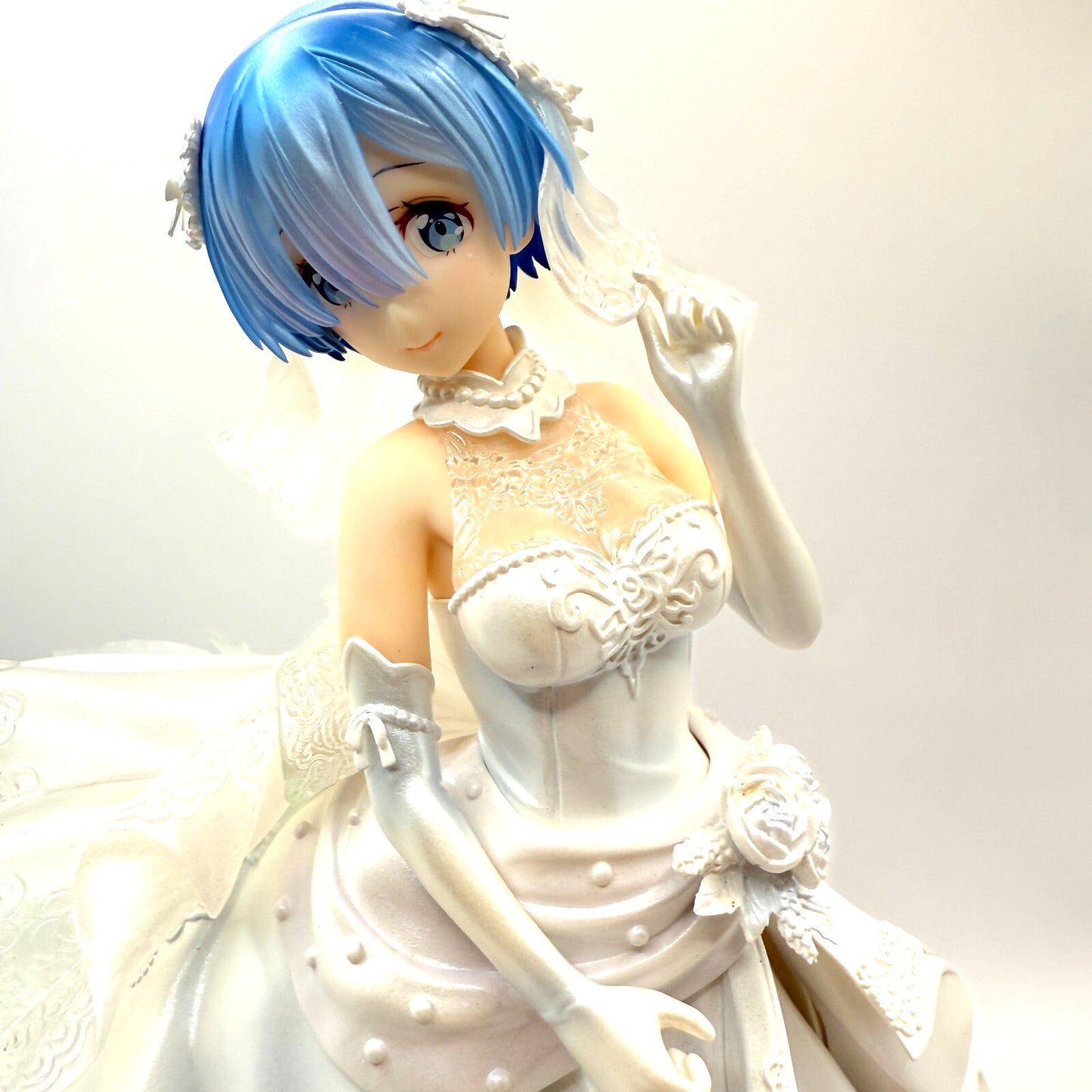 Re:Zero Rem Wedding Dress Ver. 1/7 Scale painted Furyu F:NEX used 