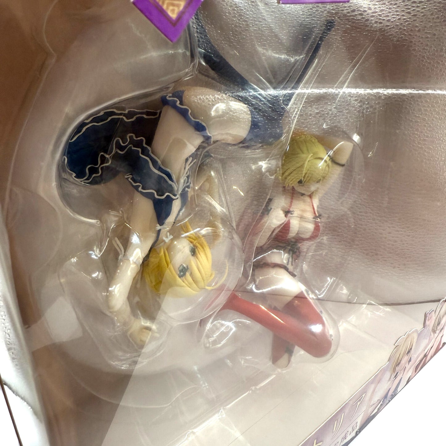 Fate Extella Nero Claudius &amp; Altria Pendragon 1/7 figure ALPHAMAX Japan used 