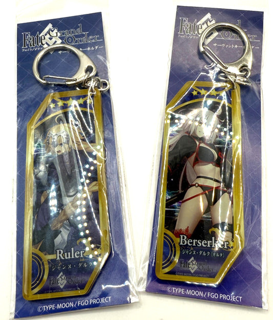Fate/Grand Order Diener Acryl Schlüsselanhänger Jeanne d'Arc &amp; Jeanne d'Arc Alter Set 