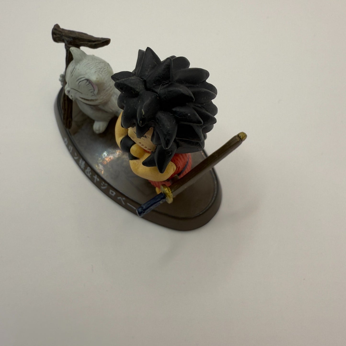 Dragon BallZ Yajirobe &amp; Karin HG Gashapon Collectible Figure Part 9 Used japan 