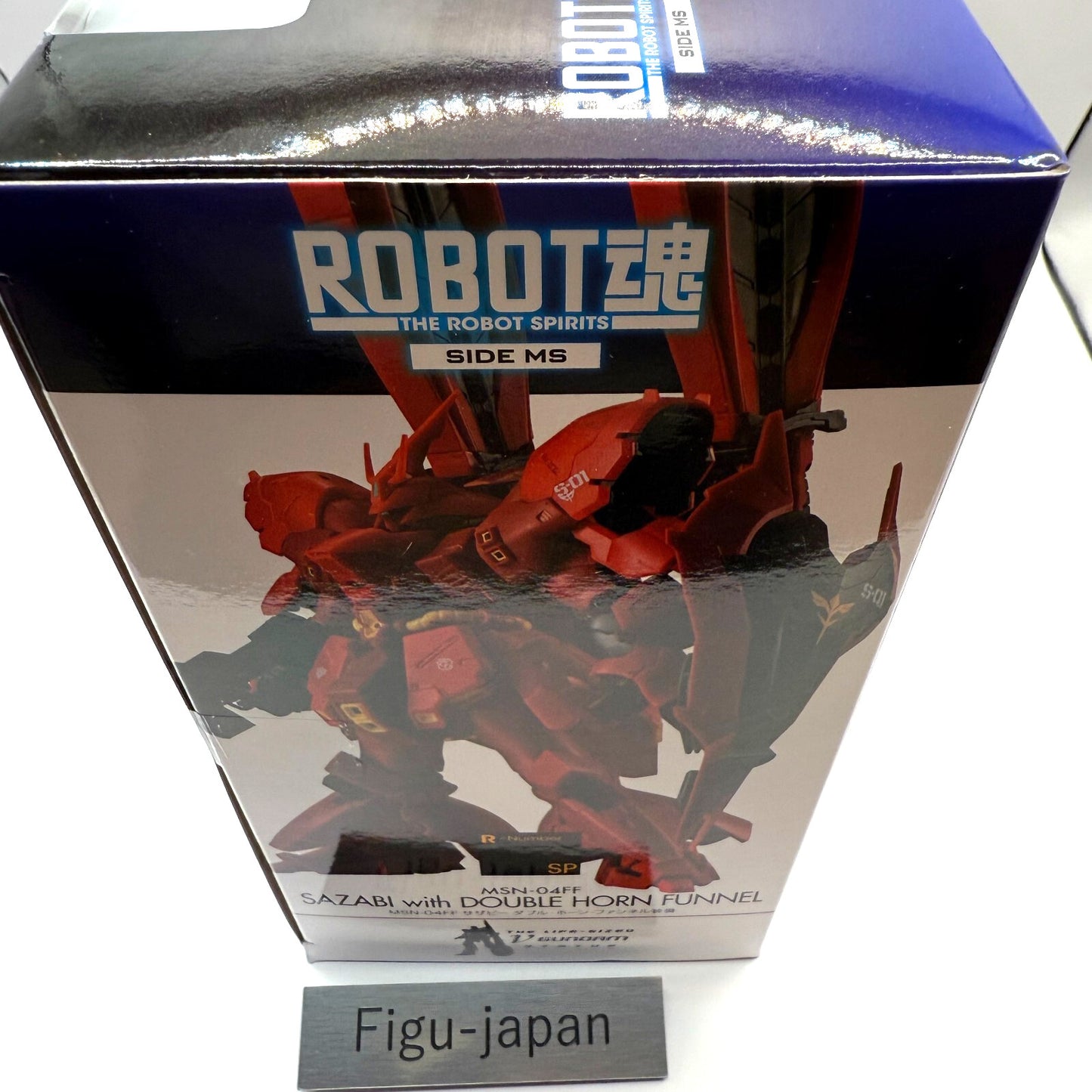 ROBOT Spirits SIDE MS MSN-04FF Sazabi with Double Horn Funnel Action figure FKU 